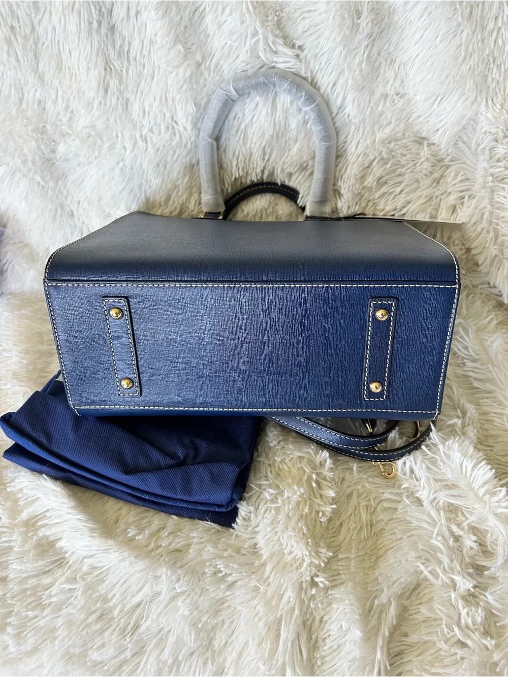 Dooney & Bourke Janine Saffiano Leather tote in marine